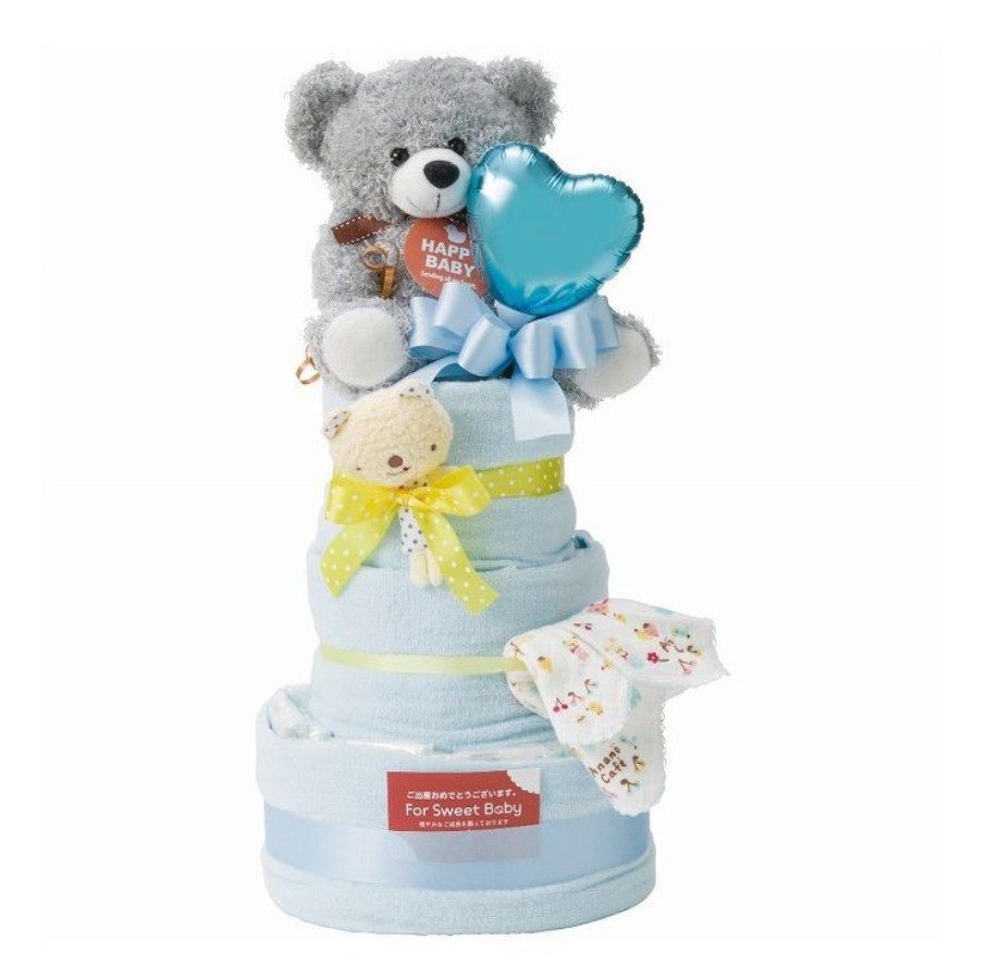 おむつケーキ3段 男の子